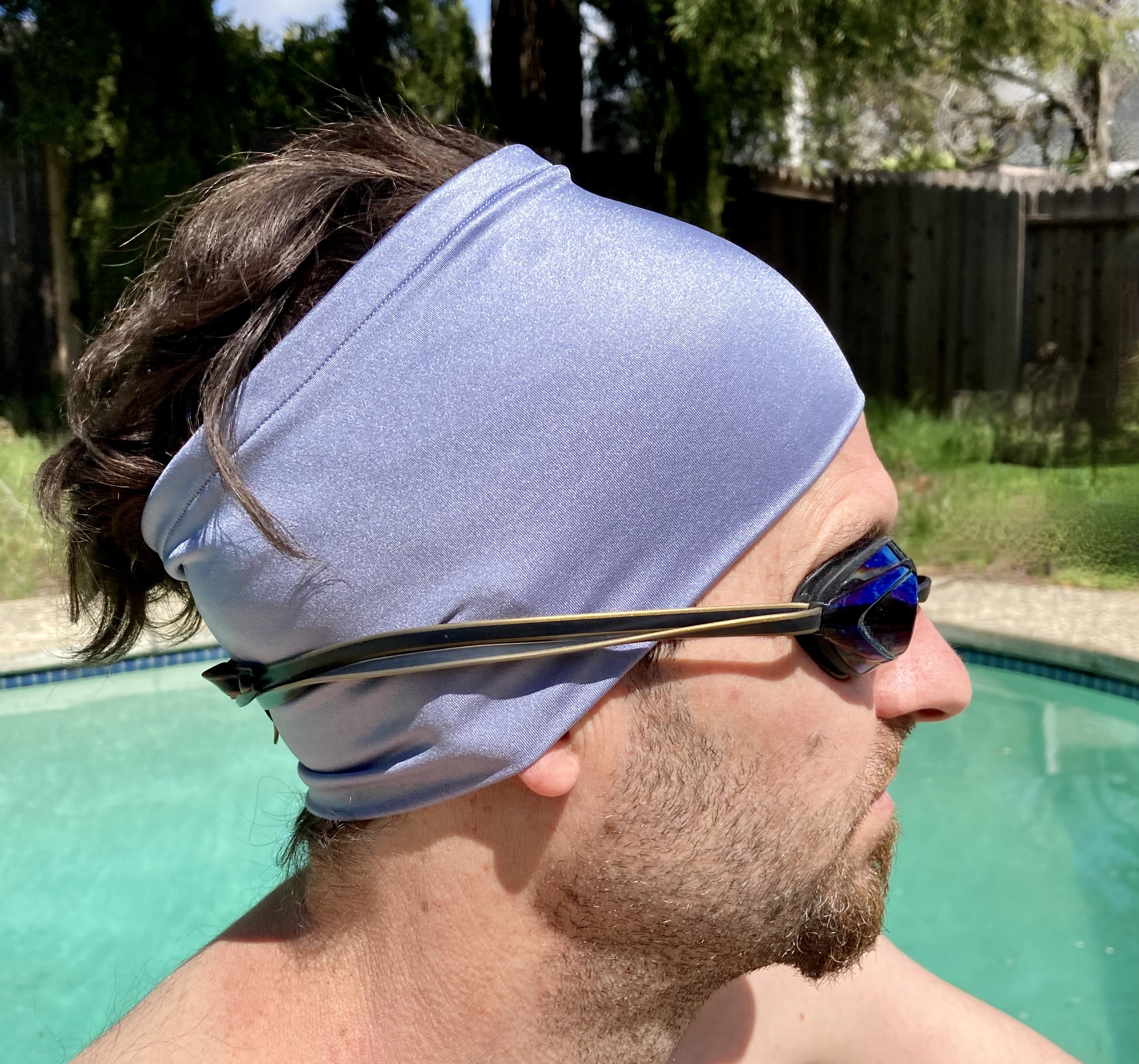 Swimming headband for men